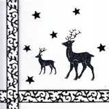 7045gbs Glittersticker Randmotive black/silver