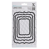 XCU 503044 Nesting Dies Rectangle parenthesis 1 Large 4 St�ck