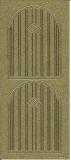 Q2473 Glitzersticker T�ren/Tore-Fenster gold