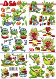 777425 6 kleine Froschmotive