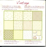 1010242x Papierblock Vintage 10