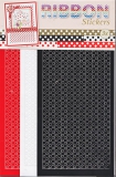 3.9869 Ribbon Stickers Set  Polka Dots 