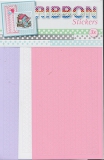 3.9873 Ribbon Stickers Set  Flowers 