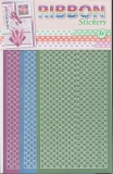 3.9876 Ribbon Stickers Set  Butterfly 