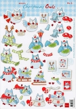 AK0056 Elines Christmas Owls No 2