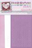 3.9871 Ribbon Stickers Set  Hearts 