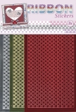 3.9870 Ribbon Stickers Set  Hearts 