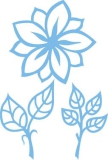 LR0156 Creatables Flowers and Leaves
