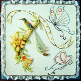 K1-1 Stickvorlage Schmetterling
