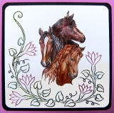 K10-3 Stickvorlage Bltenranke