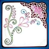 K2-3 Stickvorlage mit Kringel