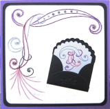 K5-3 Stickvorlage mit Briefumschlag