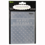 1215-45 Embossing Folder  Happy Birthday