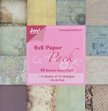 6011-0202x  JoyCraft Papierblock Welt