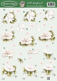 M2734 Mariekes Design wei�e Blumen