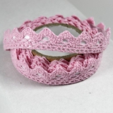 CDLT07 Lace Tape Kant Zacht Roze