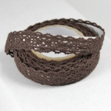 CDLT20 Lace Tape Kant Fijne Brown