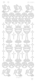 CD3084g Platiniumsticker Kommunion gold