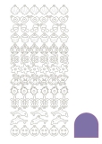 STCH019 Charm Sticker Mirror Purple