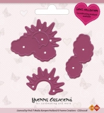 CDD10008 YC Stanzschablone Love Sun behind cloud