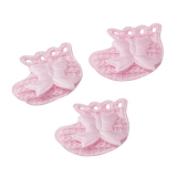 3860025 Stricksch�hchen ca. 3,5 x 3,5 cm rosa