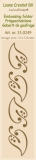 LCR35.0249 Pr�geschablone Bord�re Bl�tter 2,1 x 12,6 cm