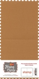 FC-4KST12 Frame Cards Vierkant Koffiebruin