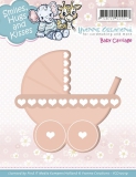 YCD10019 YC Die Smiles, Hugs and Kisses Kinderwagen
