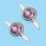 3860433 Deko-Verschluss mit Splint Btl.  10 St. flieder