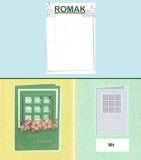 K3-275-21 Fensterkarte 3St�ck creme