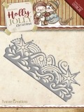 YCD10069 YC Stanzschablone Holly Jolly Snowflake Border