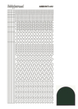 STDM13J Hobby-Dots Sticker Mirror Weihnachtsgr�n
