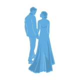 LR0427 CreaTables Tinys Brautpaar