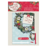 PMA 169943 A5 Decoupage Card Kit Pocket full of Posies