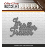 ADD10092 AD Stanzschablone In Stiller Trauer