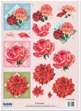 84049 Stanzbogen Rosen und Nelken