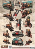 CD10849 AD Vintage Vehicles Trains