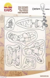 180013-0906 Clear Stamps Mit Katze spielen