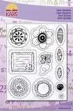 KC 0814 Clear Stempels Fantasie Blume
