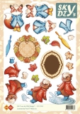 CD10962 Sky Schneidebogen Fox and Bear