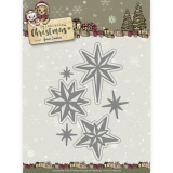 YCD10109 YC Stanzschablone Celebrating Christmas Twinkling Stars