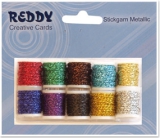 9352 Stickgarn Metllic  10 Rollen Deko-Garn Metallic