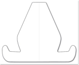 93002 Kartenst�nder aus Vollpappe