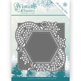 JAD10015 JA Schneideschablone Winter classics Mosaic frame