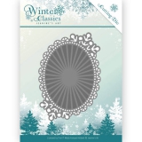 JAD10025 JA Schneideschablone Winter classics Mirror Oval