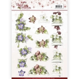 CD10944 PM Schneidebogen A4 Joyful Christmas Christmas rose