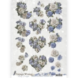CD10985 AD Vintage Winter Winter Flowers