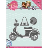 YCD10120 YC Stanzschablone Sweet Girls Scooter