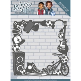 YCD10116 YC Stanzschablone Wild Boys Gadget Frame