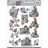 SB10221 YC Stanzbogen Wild Boys My Passion